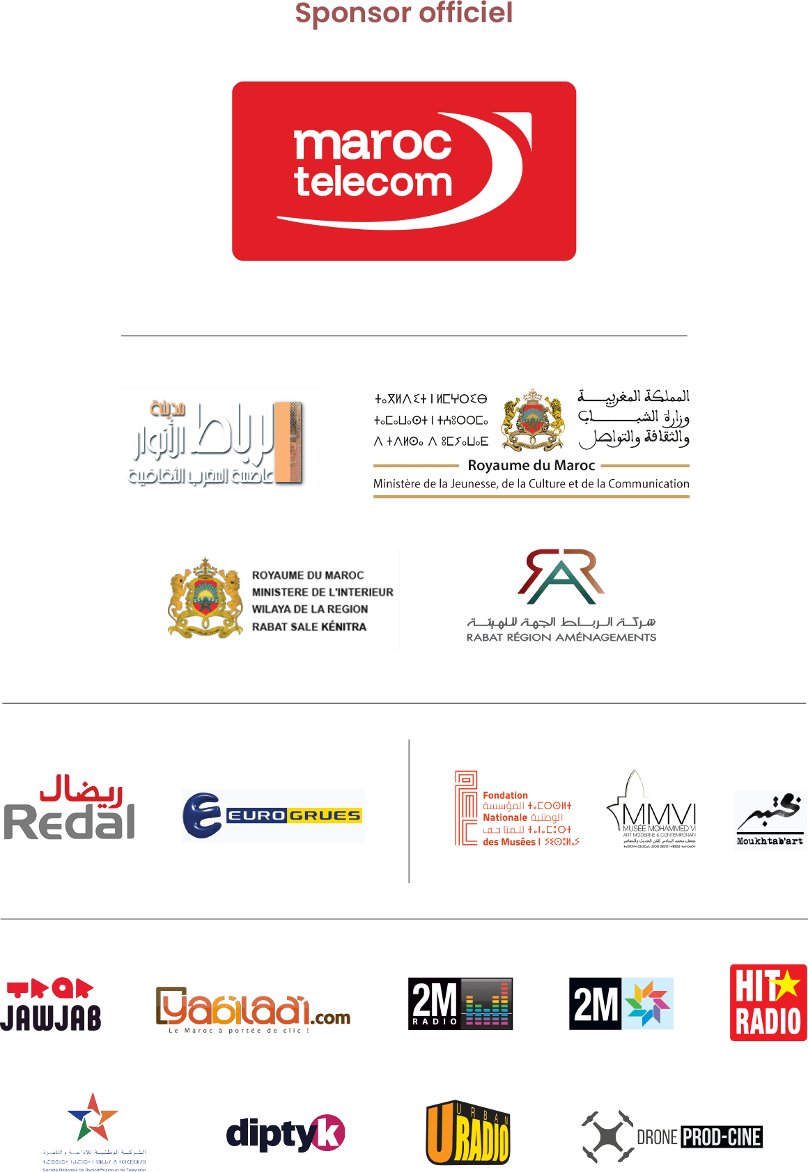 Jidar Sponsor officiel
